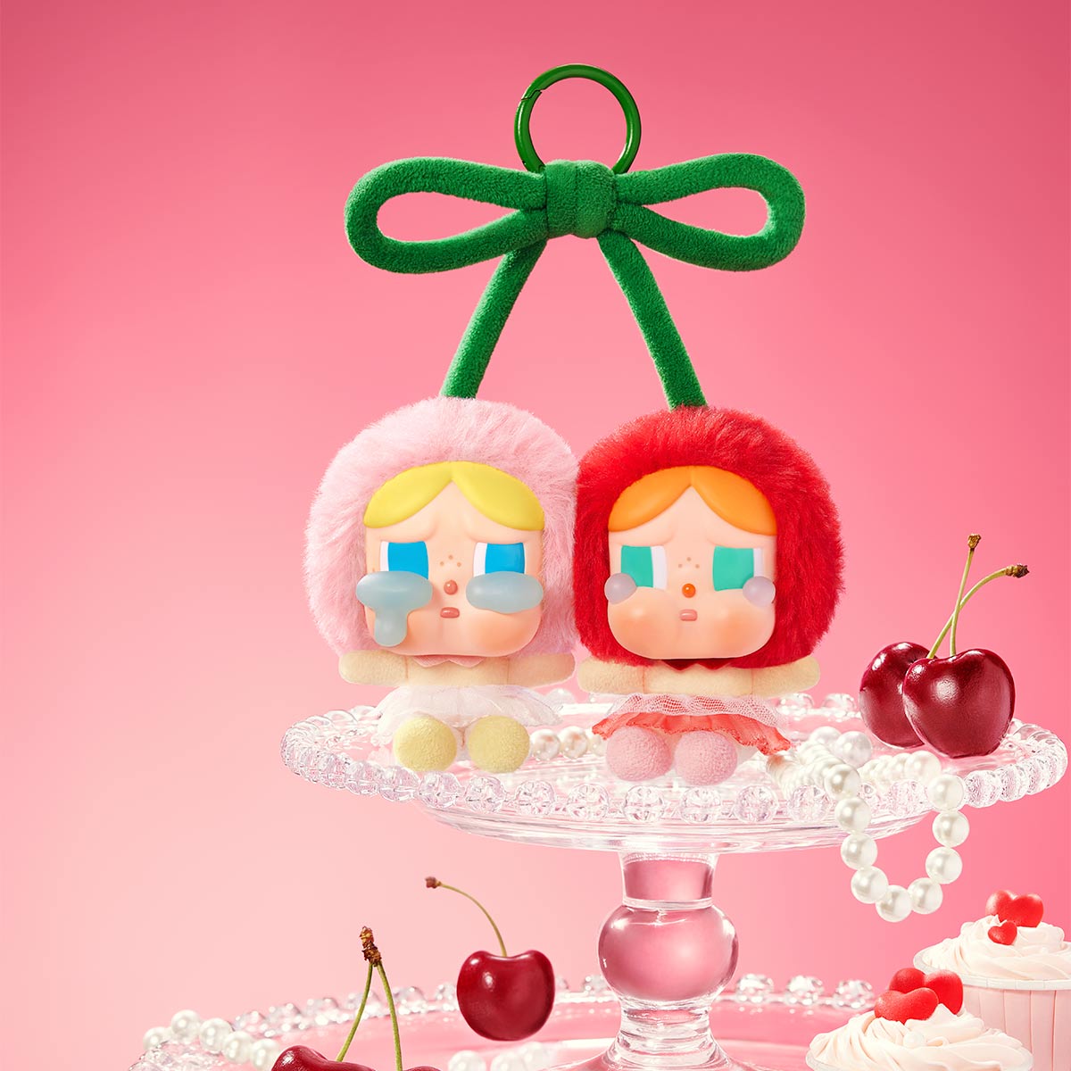 CRYBABY Crying For Love Series Love You Cherry Much Vinyl Plush Pendants